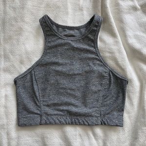 Outdoor Voices Athena crop top bra gray grey M